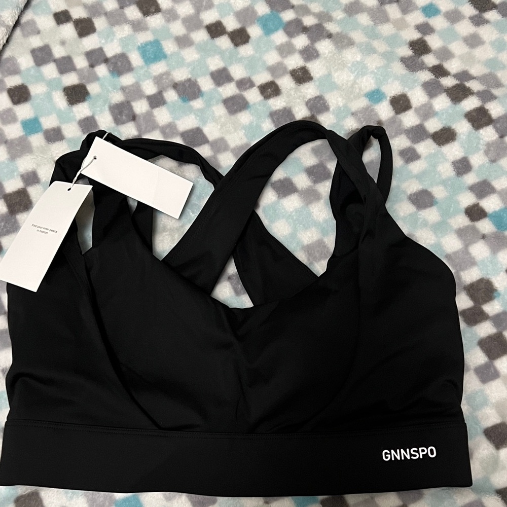 Women's Black Sports Bra